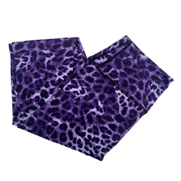 Spiritual Gangster SG High Waist Lavender Essential Purple 7/8 Yoga Leggings - Picture 3 of 5